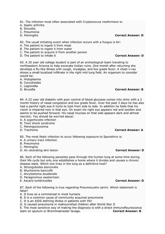 Microbiology MCQs PDF