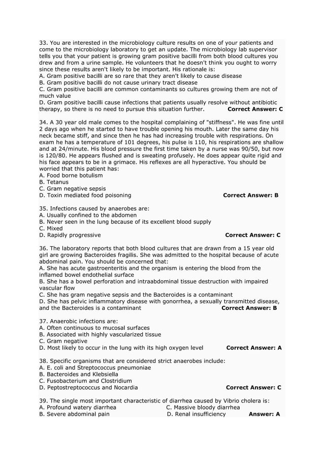 Microbiology MCQs PDF