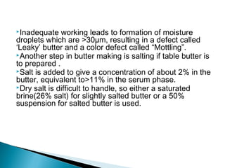 Microbiology of butter | PPT