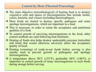Pathogen Thermal Microbiology of food | PPTX