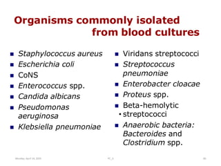 Comprehensive Overview of Bloodstream Infections and Sepsis ...