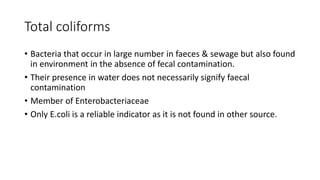 Microbiology of water, air and milk | PPTX