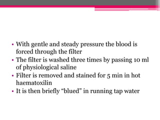 Blood concentration Methods- PBF | PPTX