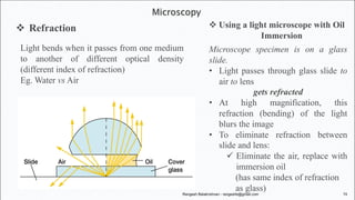 Refraction In Microscope Introduction to Microbiology and Its Historical Foundations | PDF