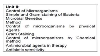 GBSN - Microbiology (Unit 2) Microbial genetics | PPTX