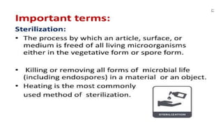 GBSN - Microbiology (Unit 2) Control of Microorganisms | PPTX