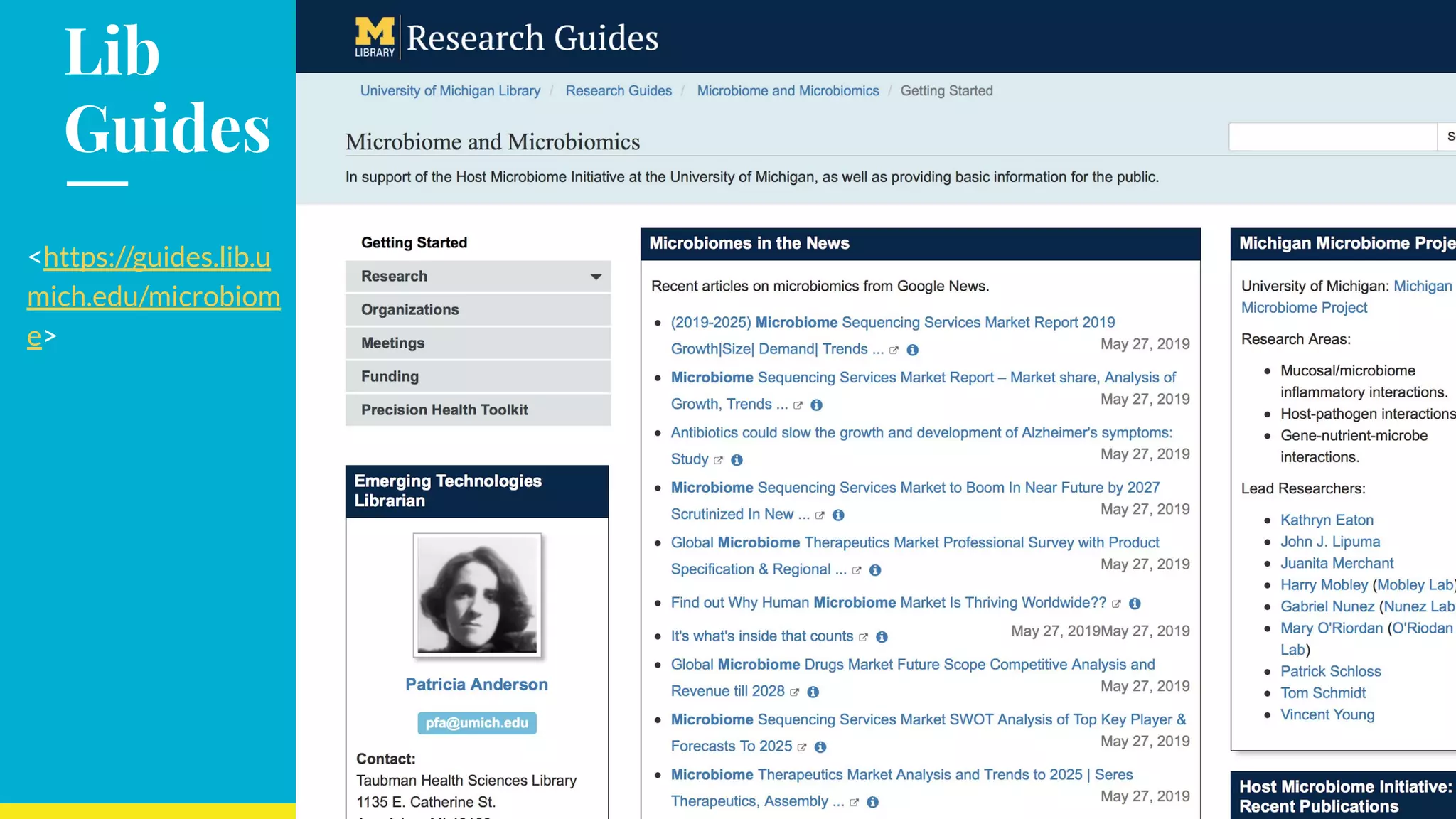Lib
Guides
<https://guides.lib.u
mich.edu/microbiom
e>
 