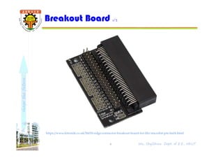 shapethefuture
Breakout Board 1/2
6 Wu, ShyiShiou Dept. of E.E., NKUT
https://www.kitronik.co.uk/5601b-edge-connector-breakout-board-for-bbc-microbit-pre-built.html
 
