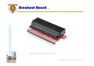 shapethefuture
Breakout Board 2/2
7 Wu, ShyiShiou Dept. of E.E., NKUT
https://www.sparkfun.com/products/13989
 