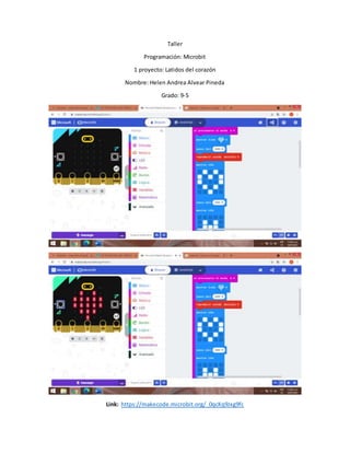 Microbit Helen alvear grado 9 5 | DOCX