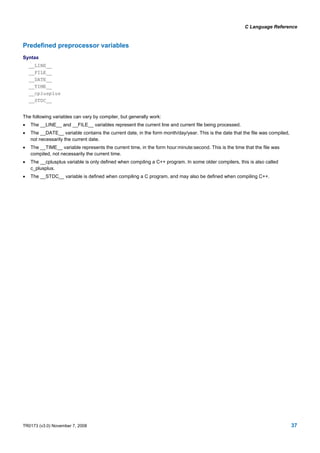 Micro Blaze C Reference | PDF