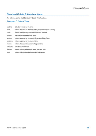 Micro Blaze C Reference | PDF