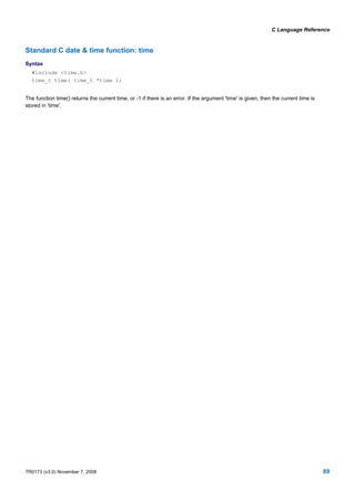 Micro Blaze C Reference | PDF