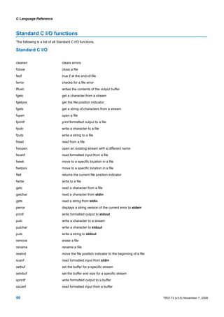 Micro Blaze C Reference | PDF