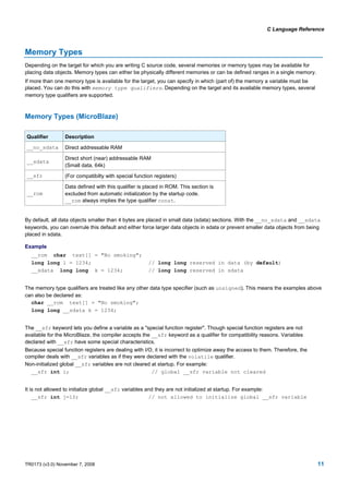 Micro Blaze C Reference | PDF