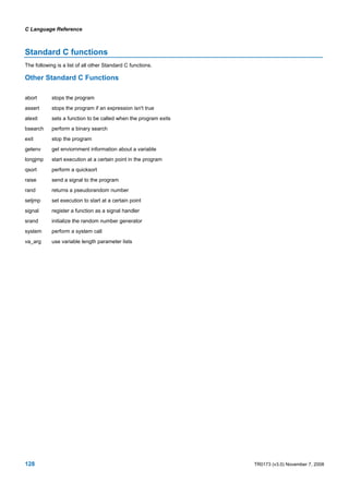 Micro Blaze C Reference | PDF