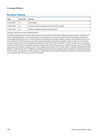 Micro Blaze C Reference | PDF