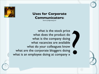 Microblogging 101 for Corporate Communicators