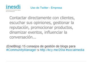 Estrategia de usoTwitter debe ser sólo una rama más de la estrategia global de Social Media.Sigue tres premisas en diez pasos…