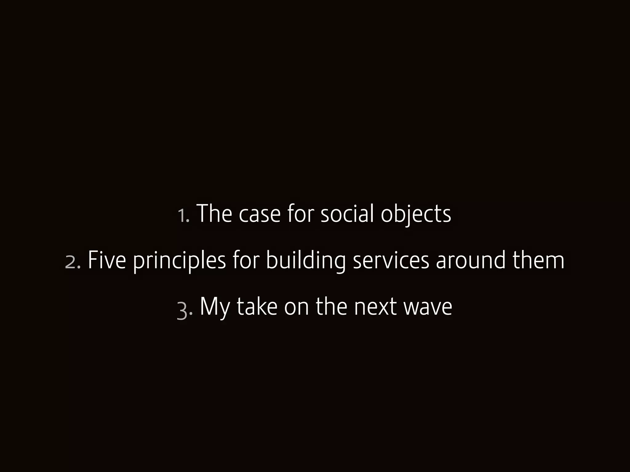 Microblogging: Tiny social objects. On the future of participatory media