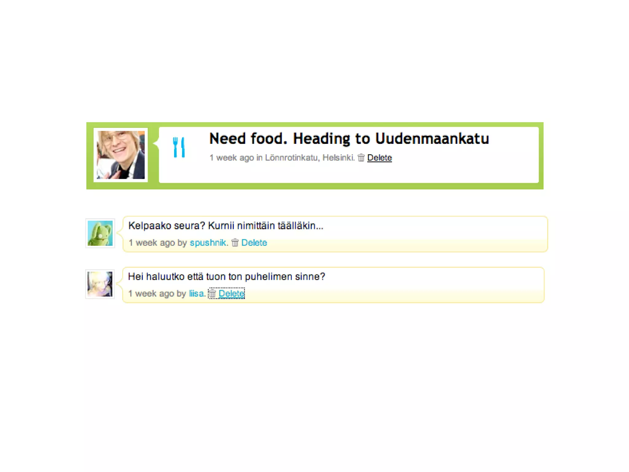 Microblogging: Tiny social objects. On the future of participatory media