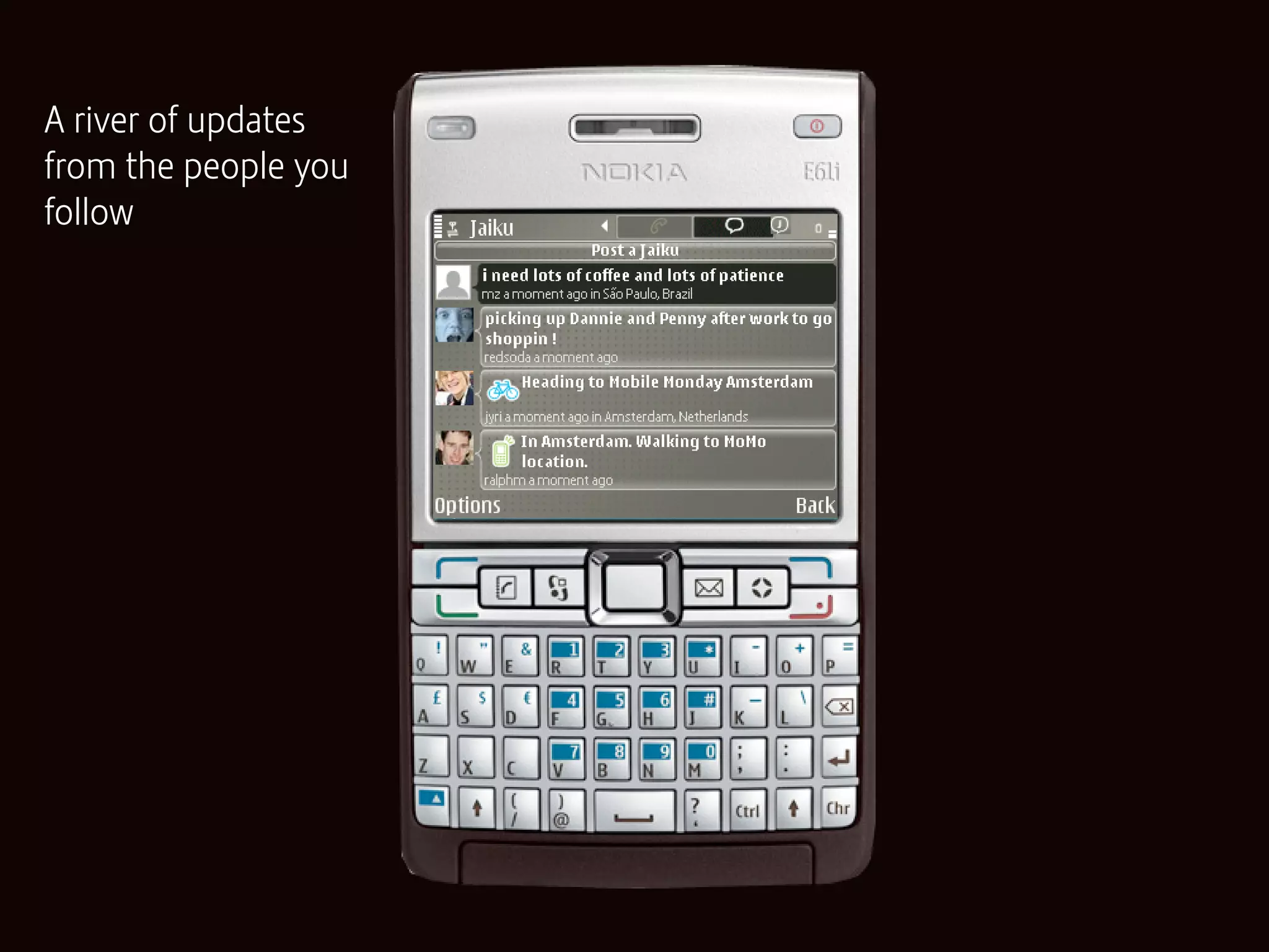 Microblogging: Tiny social objects. On the future of participatory media