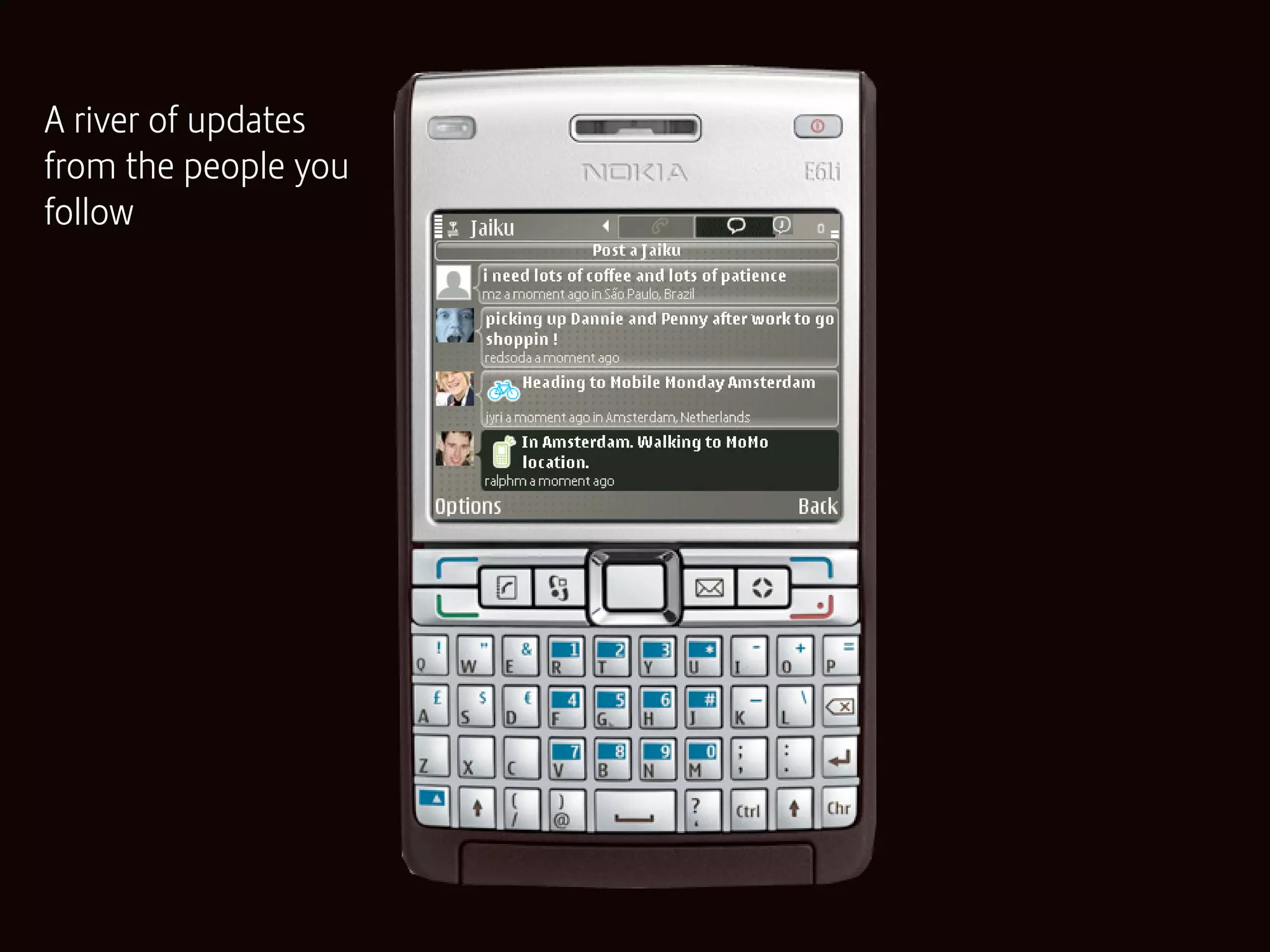 Microblogging: Tiny social objects. On the future of participatory media