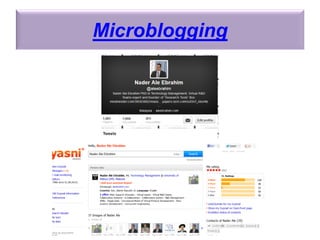 Microblogging
©2016-2017 Nader Ale Ebrahim
 