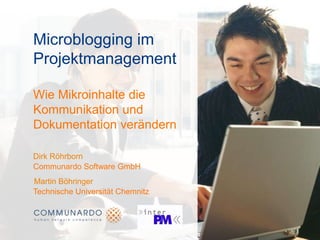 Microblogging im Projektmanagement