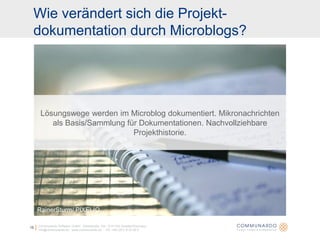 Microblogging im Projektmanagement