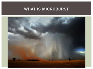 WHAT IS MICROBURST