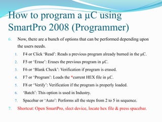 Micro c lab2(led patterns) | PPTX | Programming Languages | Computing