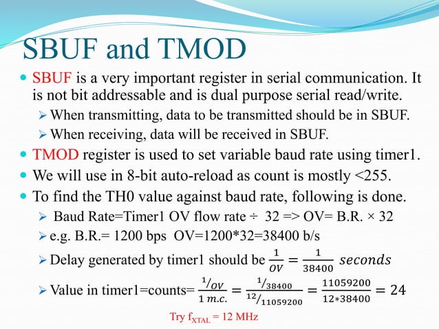 Micro c lab8(serial communication) | PPT