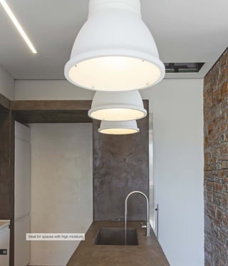 Ideal for spaces with high moisture
22
 