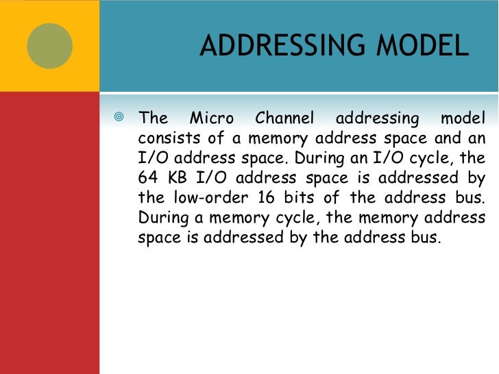 Micro channel architecture