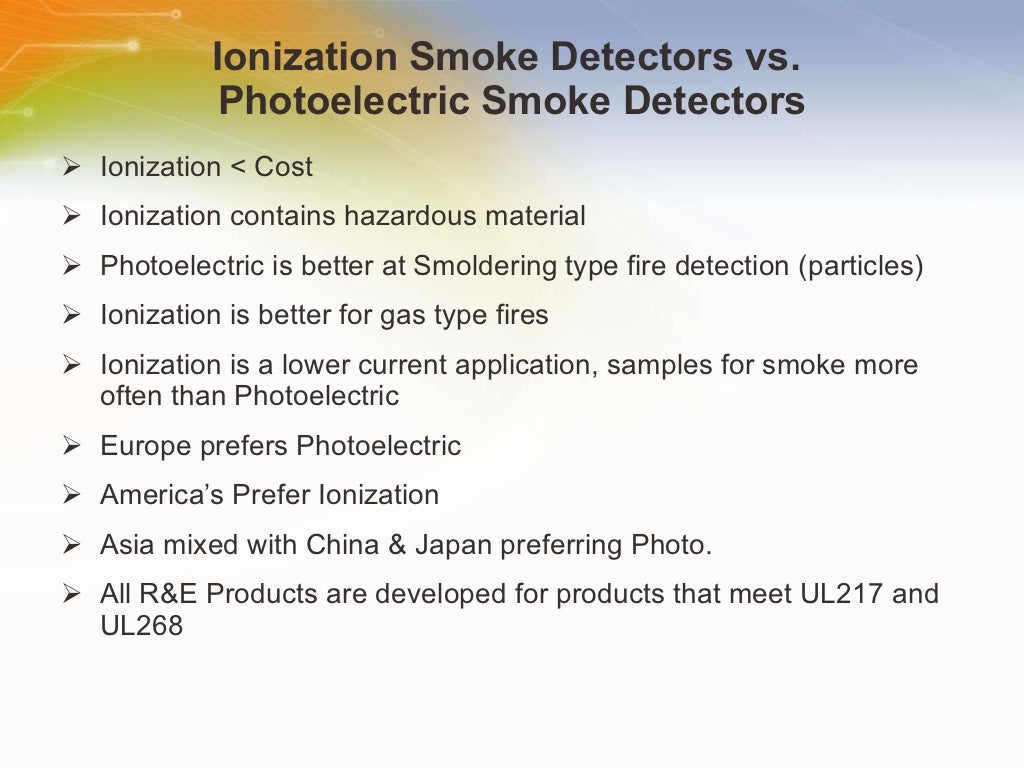 Photoelectric Smoke Detectors
