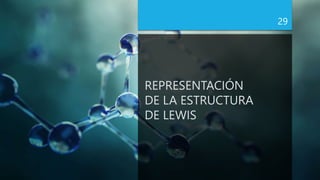REPRESENTACIÓN
DE LA ESTRUCTURA
DE LEWIS
29
 