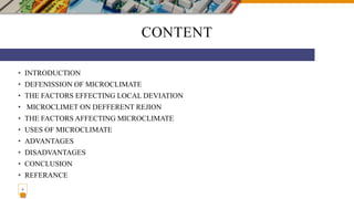 Microclimate | PPTX