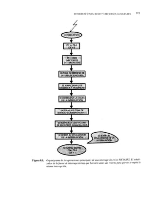 INTERRUPCIONES, RESET Y RECURSOS AUXILIARES   113
 