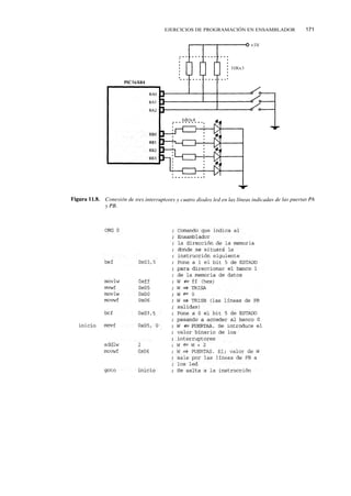 EJERCICIOS DE PROGRAMACIÓN EN ENSAMBLADOR   171
 