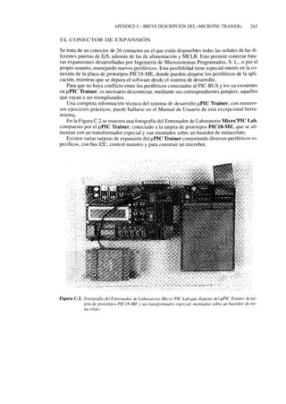 APÉNDICE C - BREVE DESCRIPCIÓN DEL «MICRO'PIC TRAINER»   263

EL CONECTOR DE EXPANSIÓN
 