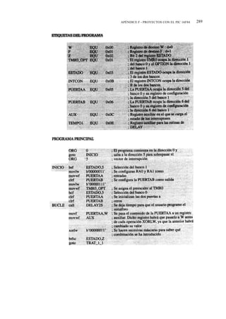 APÉNDICE F - PROYECTOS CON EL PIC 16F84   289
 
