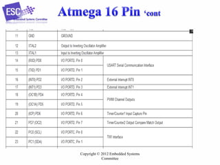 Copyright © 2012 Embedded Systems
Committee
 