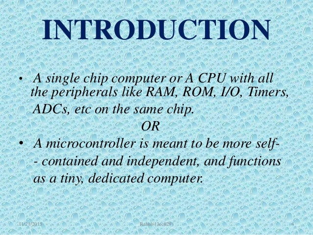 pic microcontroller ppt free download 8051 microcontroller ppt.