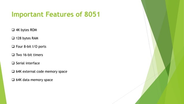 PRESENTATION OF MICROCONTROLLER | PPT