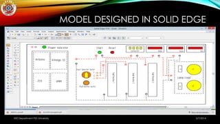 MODEL DESIGNED IN SOLID EDGE
5/7/2014EEE Department PES University
 