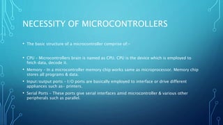 Micro controller | PPTX