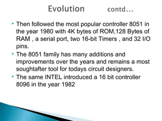 Microcontroller 8051 | PPT