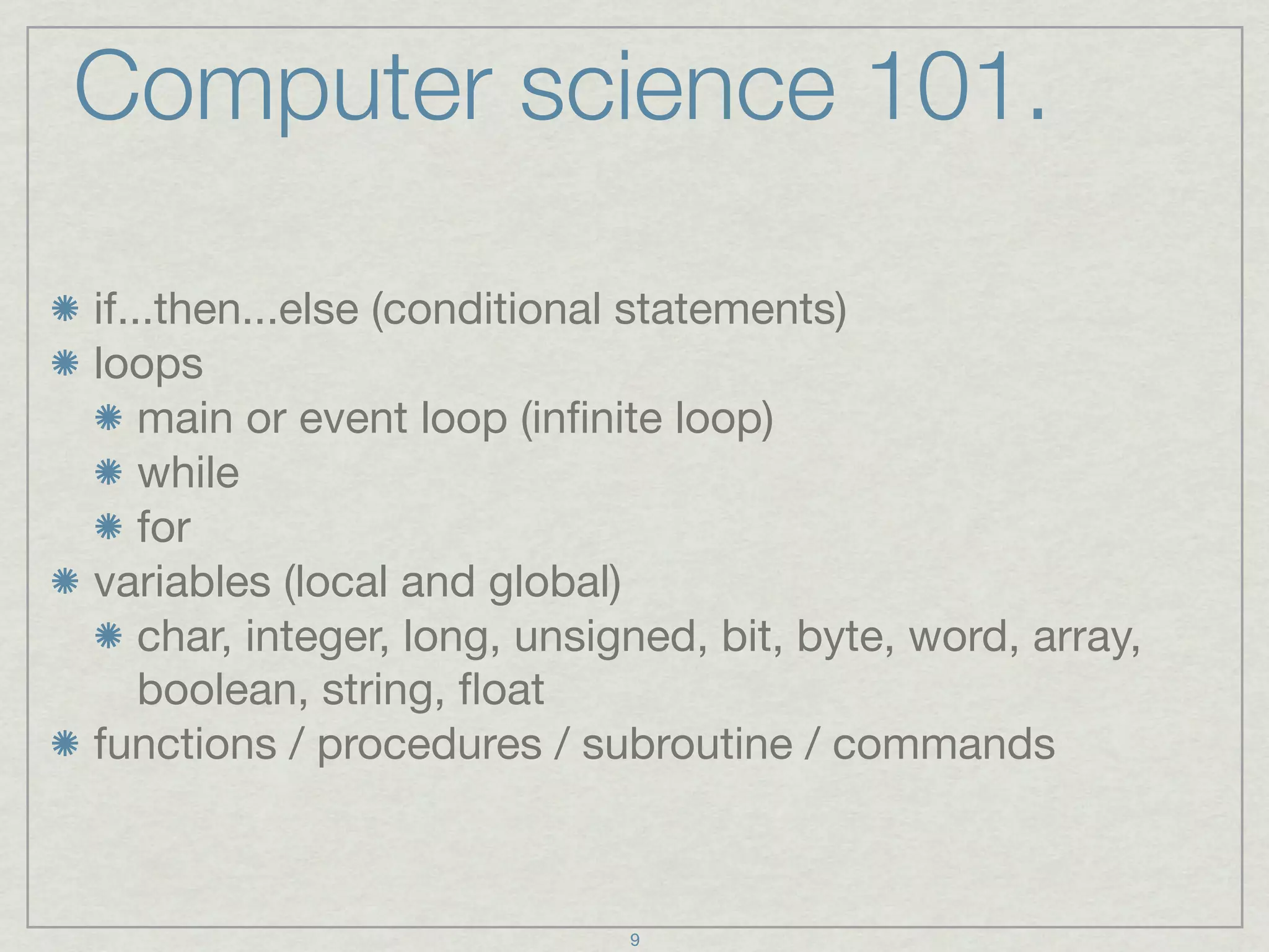 Introduction to Microcontrollers | KEY