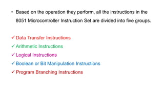 Fundamentals of Microcontroller 8051 by Dr. Jogade S M, Assistant ...